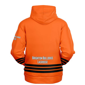 Hoodie (Brushed Fleece) - Brighton Bulldogs LAX, Orange 3x