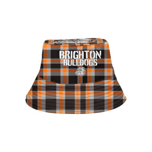 Bucket Hat - Dilly Twilly Plaid, Bulldogs All Over Print Bucket Hat for Men