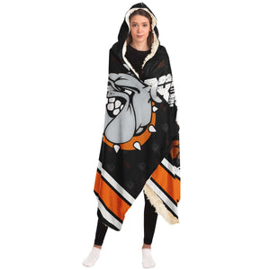 Premium Hooded Sherpa Blanket - Go Dogs!