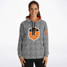 Load image into Gallery viewer, Hoodie (Brushed Fleece) - Brighton Softball Shield, Vintage Grey Twill