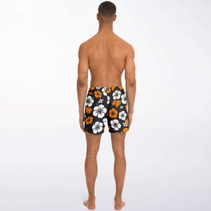 Swim Shorts - Brighton Floral / Black-orange