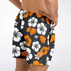 Swim Shorts - Brighton Floral / Black-orange