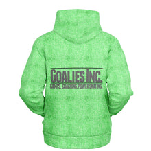 Load image into Gallery viewer, Hoodie (Brushed Fleece) - Goalies Inc Test, Vintage Green GI Twill