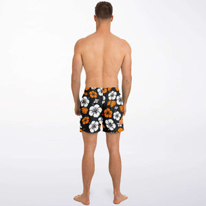 Swim Shorts - Brighton Floral / Black-orange