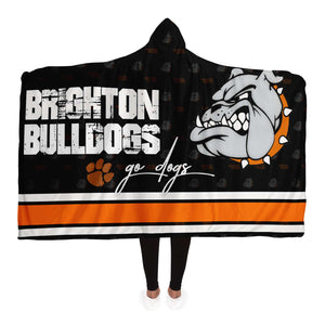 Premium Hooded Sherpa Blanket - Go Dogs!