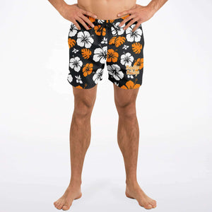 Swim Shorts - Brighton Floral / Black-orange