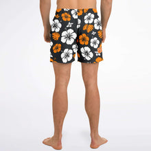 Load image into Gallery viewer, Swim Shorts - Brighton Floral / Black-orange