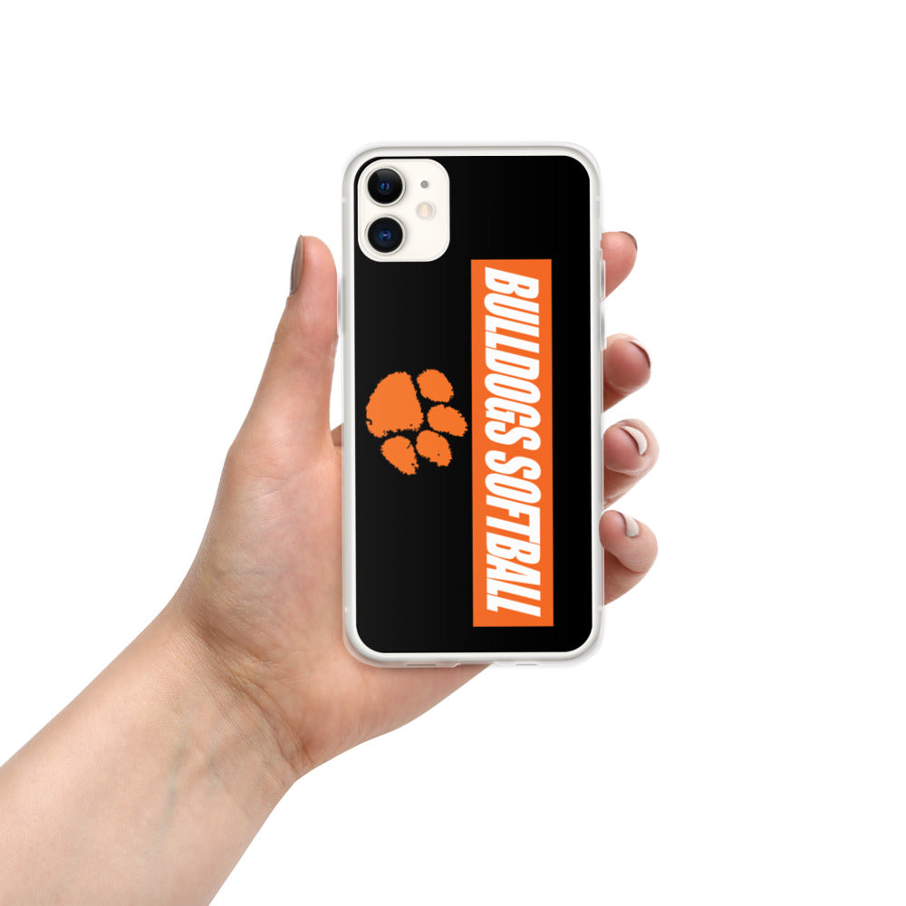 iPhone Case - Bulldogs Softball w Paw