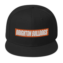 Load image into Gallery viewer, Snapback Hat Flat Visor - Brighton Bulldogs FS logo