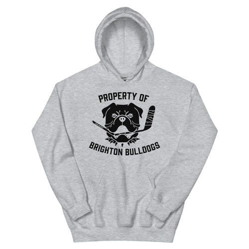 Hoodie - Property Of Brighton Bulldogs, with Broken Twig Dog